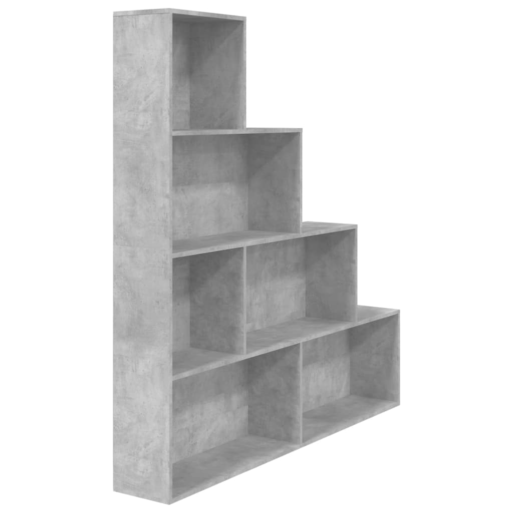 vidaXL Regał na książki/przegroda, szarość betonu, 155x24x160 cm