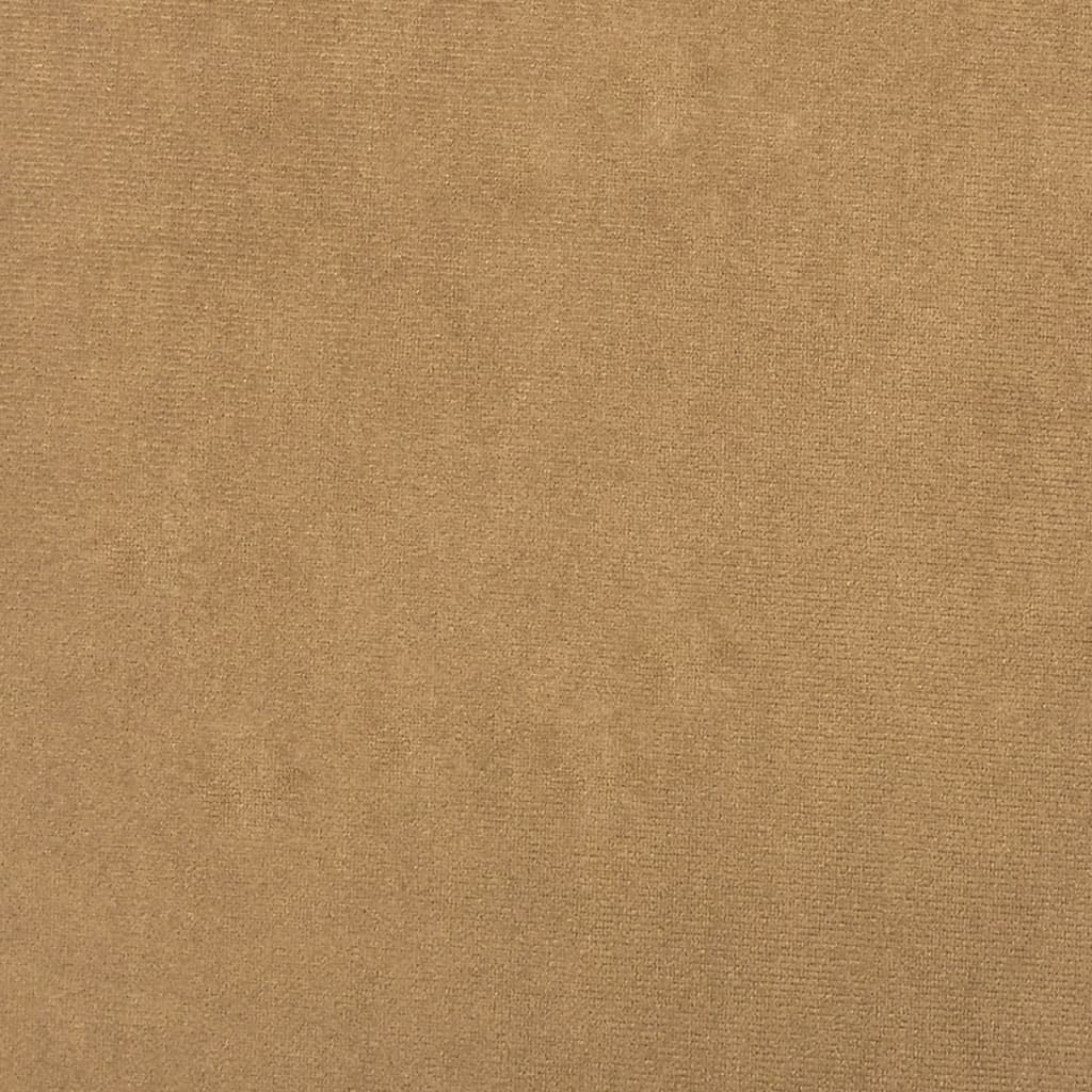 vidaXL Podnóżek, brązowy, 60x50x41 cm, aksamit