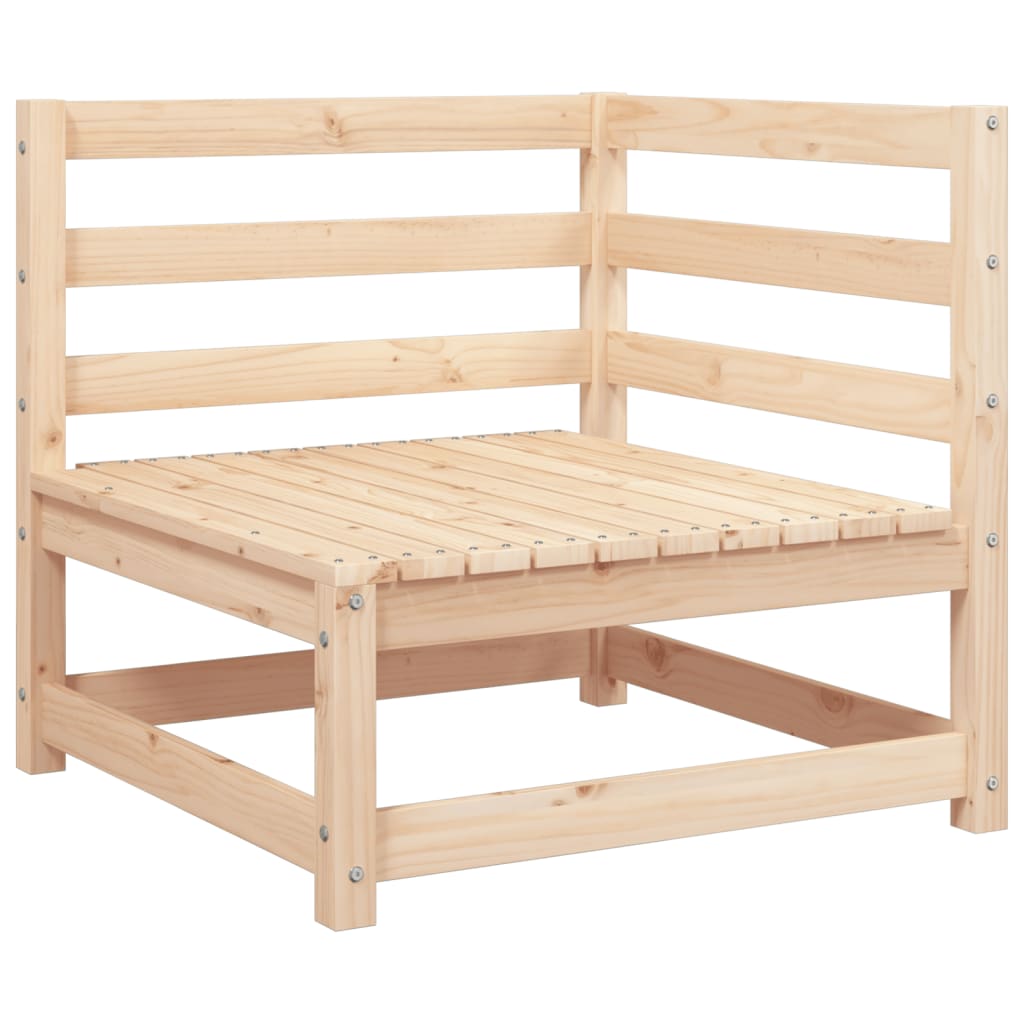 vidaXL Ogrodowa sofa 3-osobowa, lite drewno sosnowe