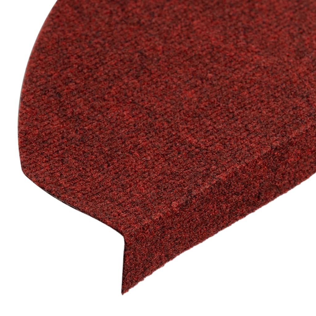vidaXL Samoprzylepne nakładki na schody, 15 szt., 65x26 cm, czerwone