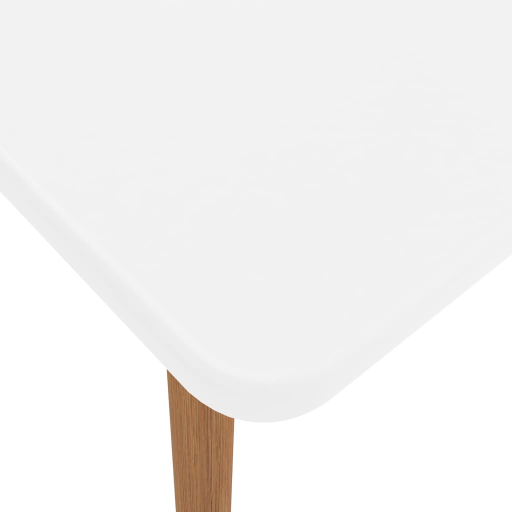 vidaXL 3-częściowy zestaw mebli jadalnianych, biały