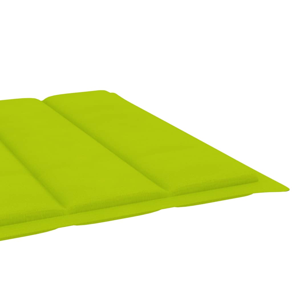 vidaXL 2-osobowy leżak z poduszkami, bambusowy
