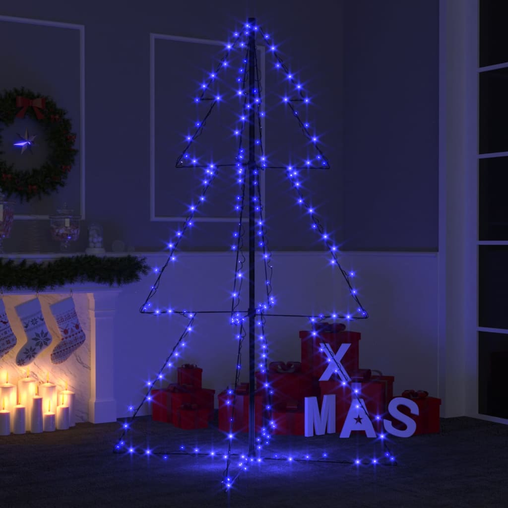 vidaXL Ozdoba świąteczna LED w kształcie choinki, 200 LED, 98x150 cm
