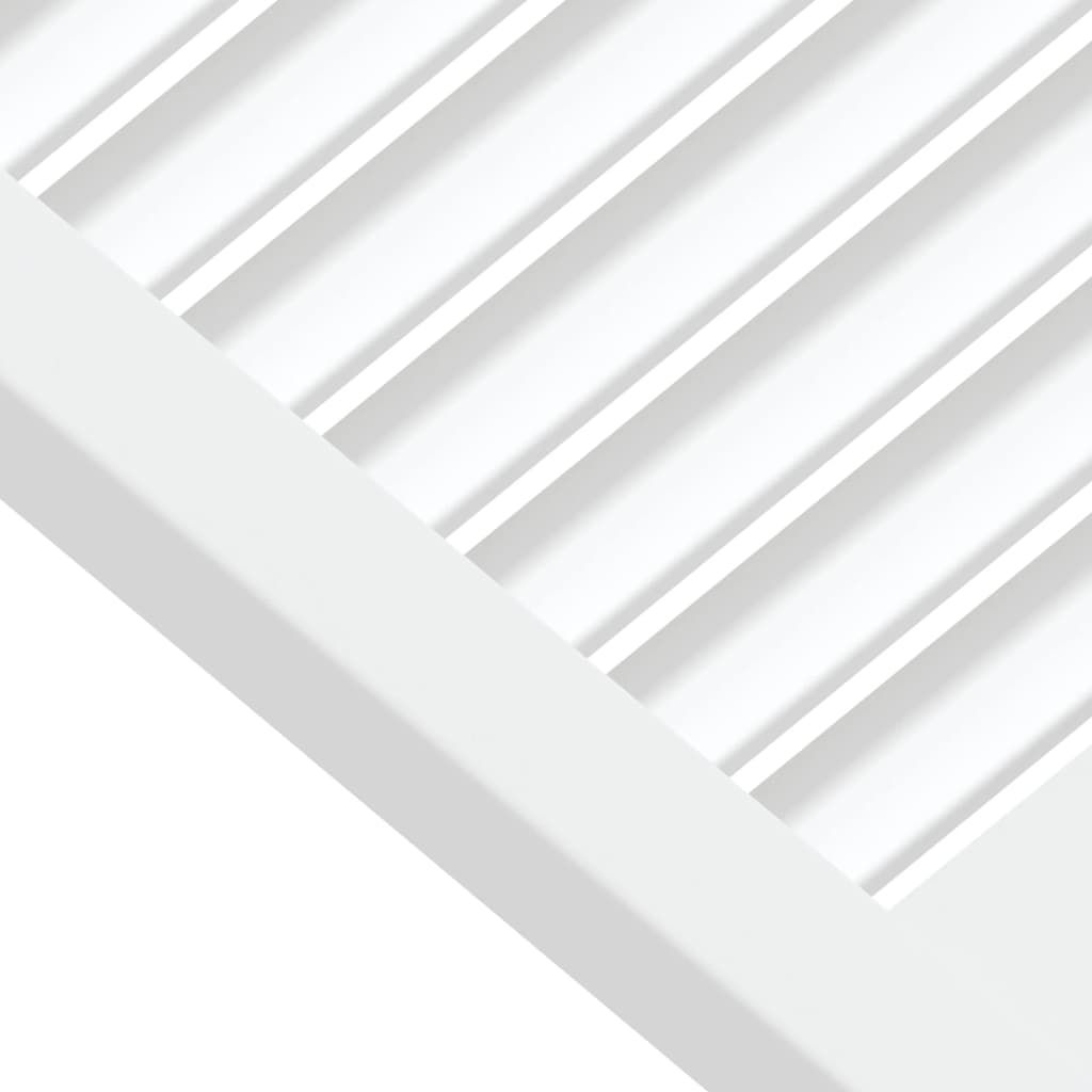 vidaXL Drzwi żaluzjowe do szafki, 4 szt., białe, 61,5x49,4 cm, sosnowe