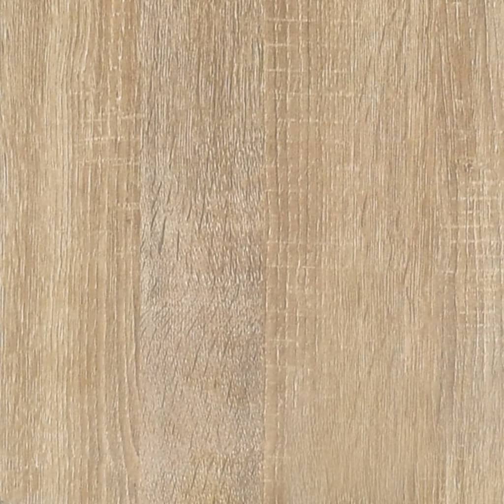 vidaXL Witrynka, dąb sonoma, 70x34x180 cm, materiał drewnopochodny