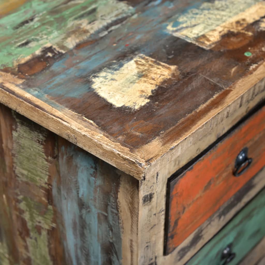 vidaXL Kolorowa komoda z drewna odzyskanego, 16 szuflad