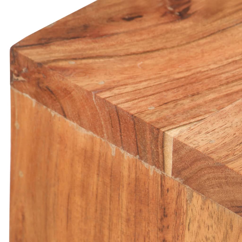 vidaXL Uchwyt ścienny na deskorolki, 25x20x30 cm, drewno akacjowe