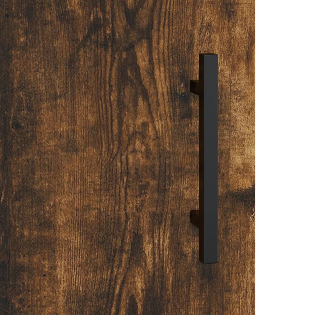 vidaXL Szafka, przydymiony dąb, 69,5x34x90 cm, materiał drewnopochodny