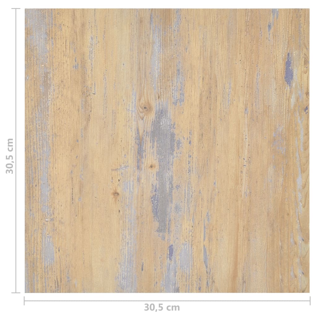 vidaXL Samoprzylepne panele podłogowe, 55 szt., PVC, 5,11 m², brązowe