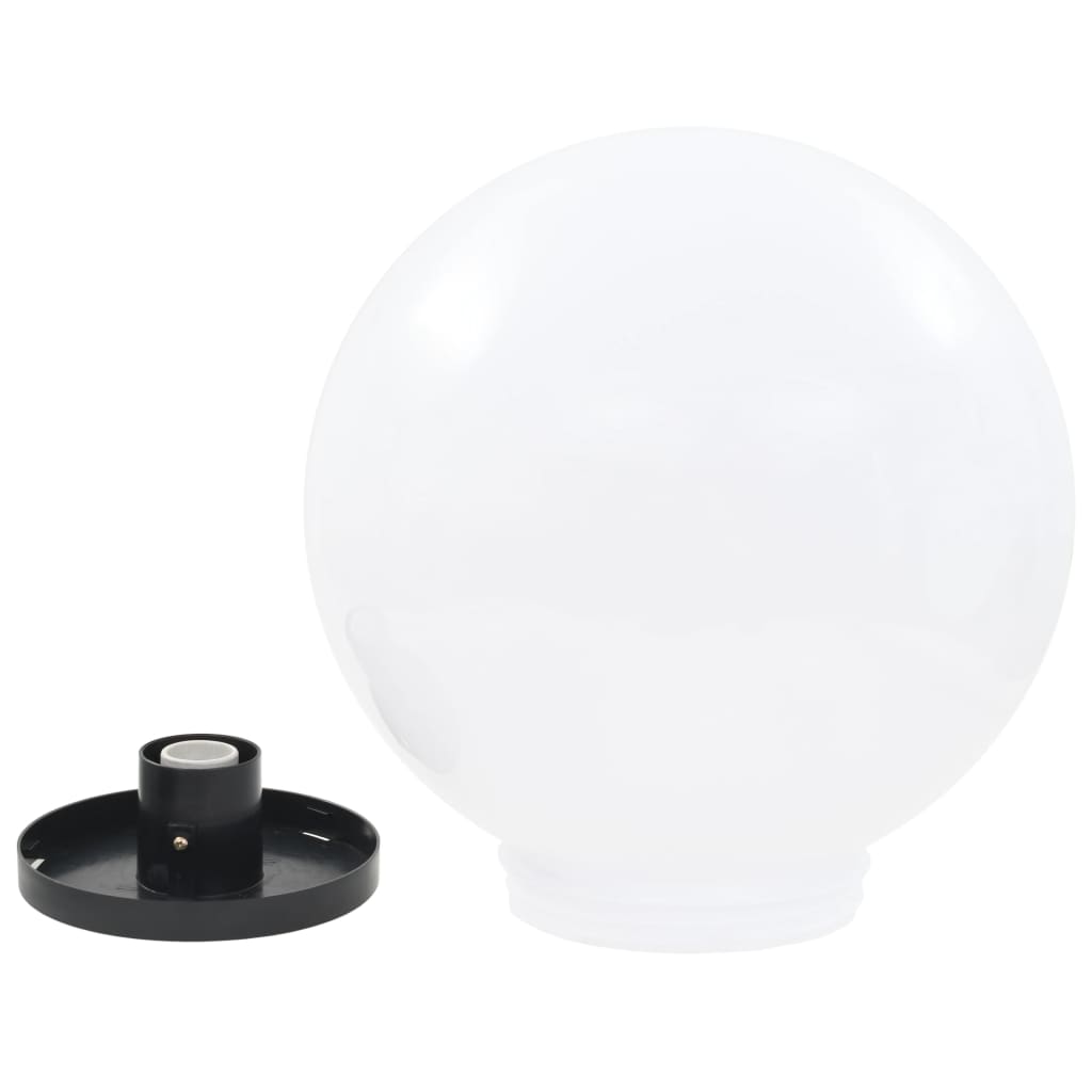 vidaXL Lampy zewnętrzne LED, 2 szt., kule 40 cm, PMMA