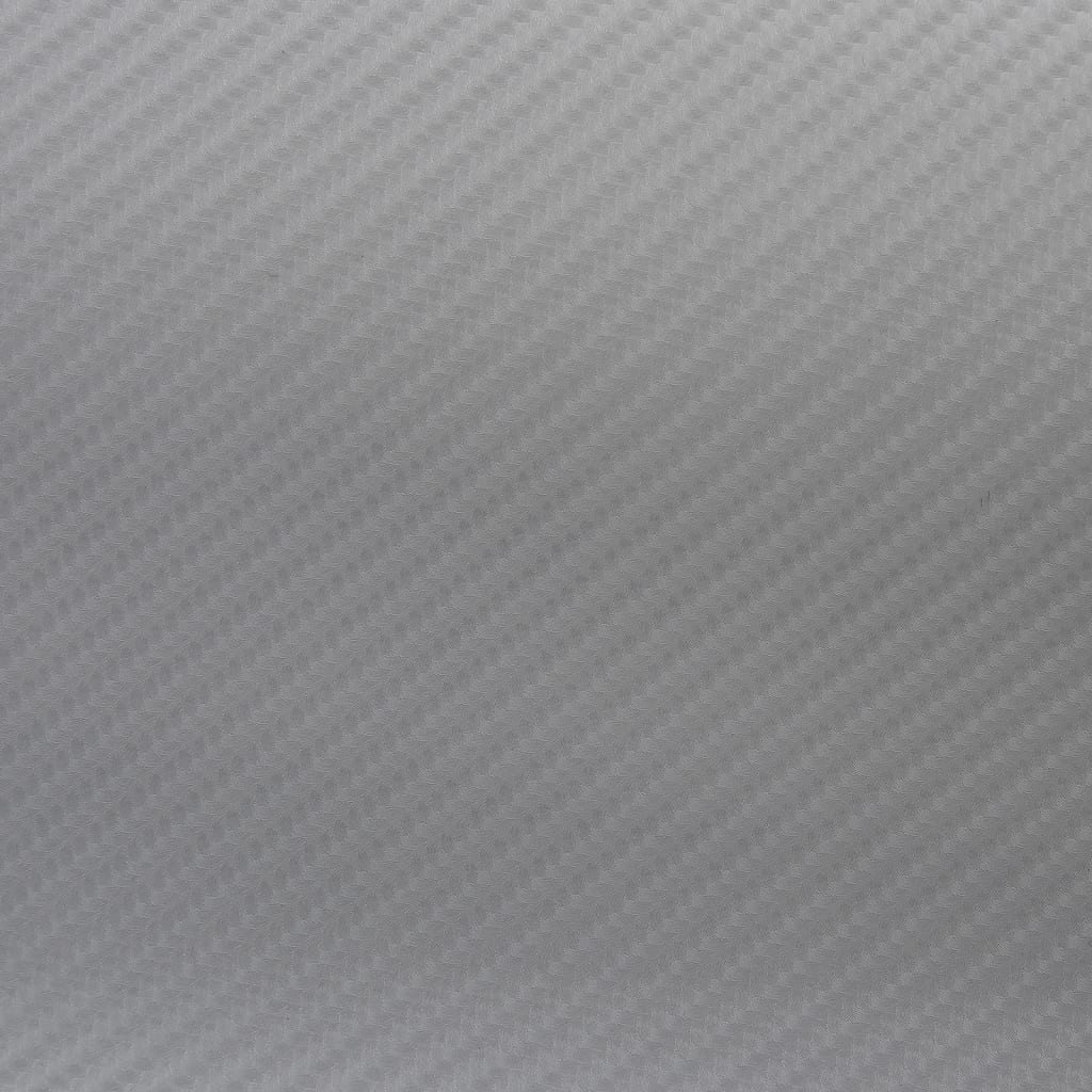 vidaXL Folia samochodowa 4D, srebrna, 100x150 cm