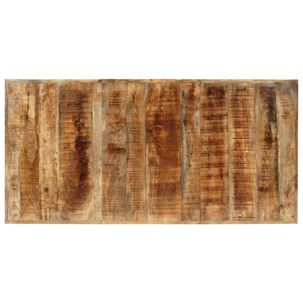 vidaXL Stół jadalniany, 140x70x75 cm, surowe, lite drewno mango