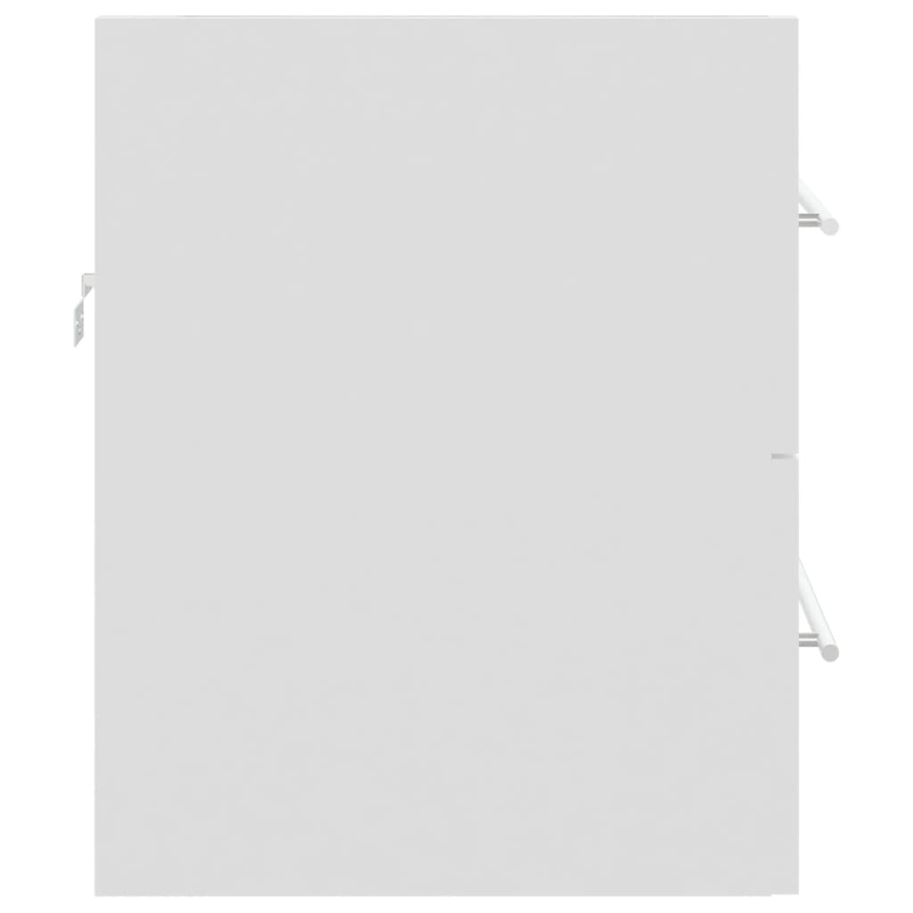 vidaXL Szafka pod umywalkę, biała, 60x38,5x48 cm, płyta wiórowa