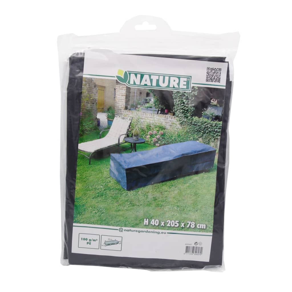 Nature Pokrowiec na leżak ogrodowy, 205x78x40 cm