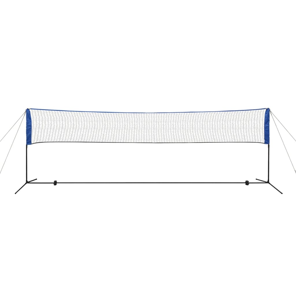 vidaXL Siatka do badmintona, lotki, 500x155 cm