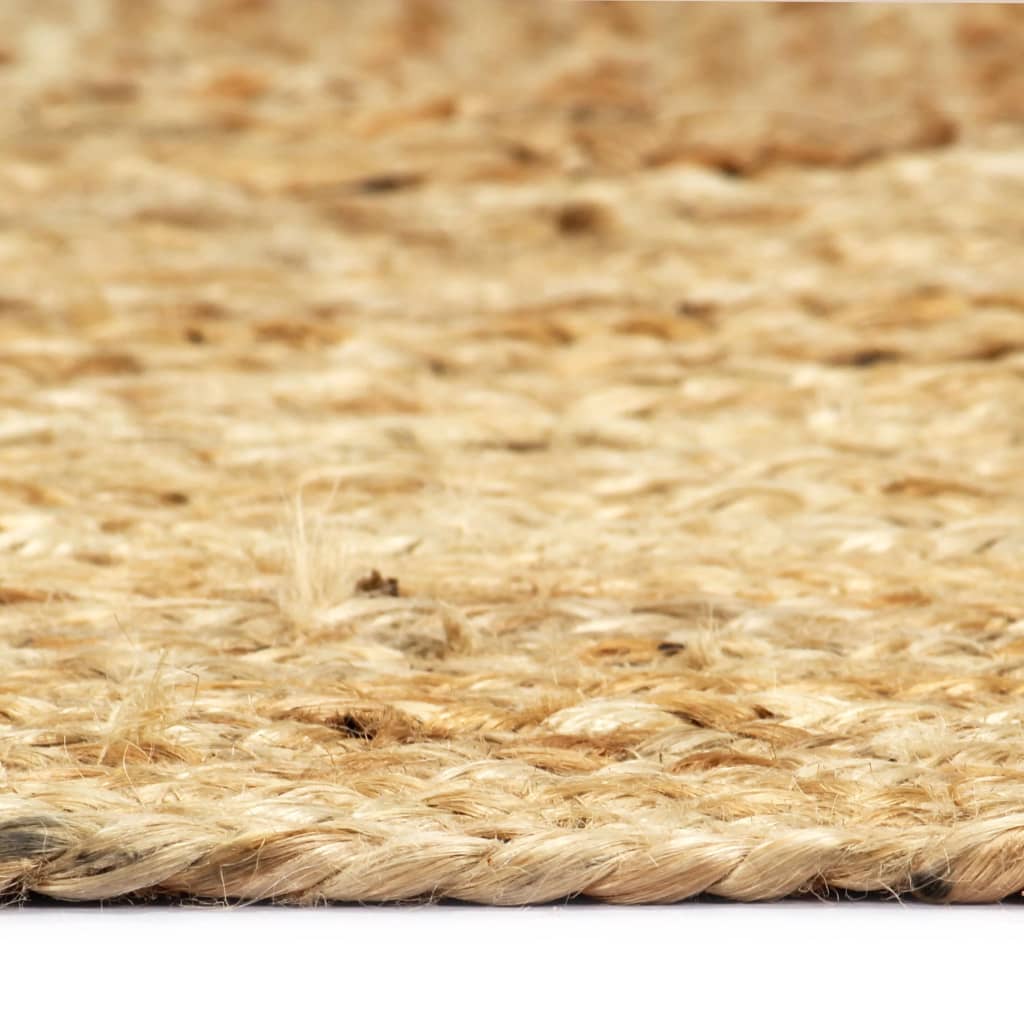vidaXL Ręcznie wykonany dywan, juta, naturalny, 120x180 cm