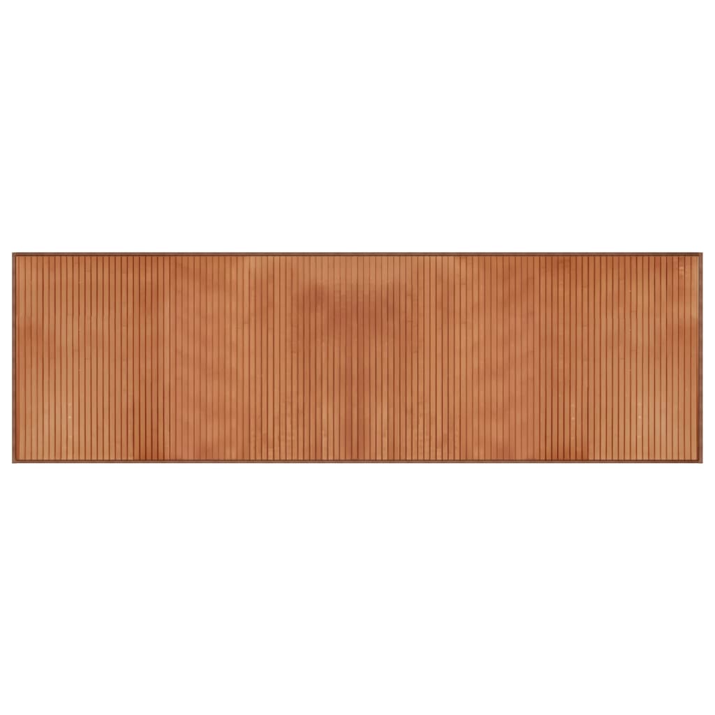 vidaXL Dywan prostokątny, brązowy, 60x200 cm, bambusowy