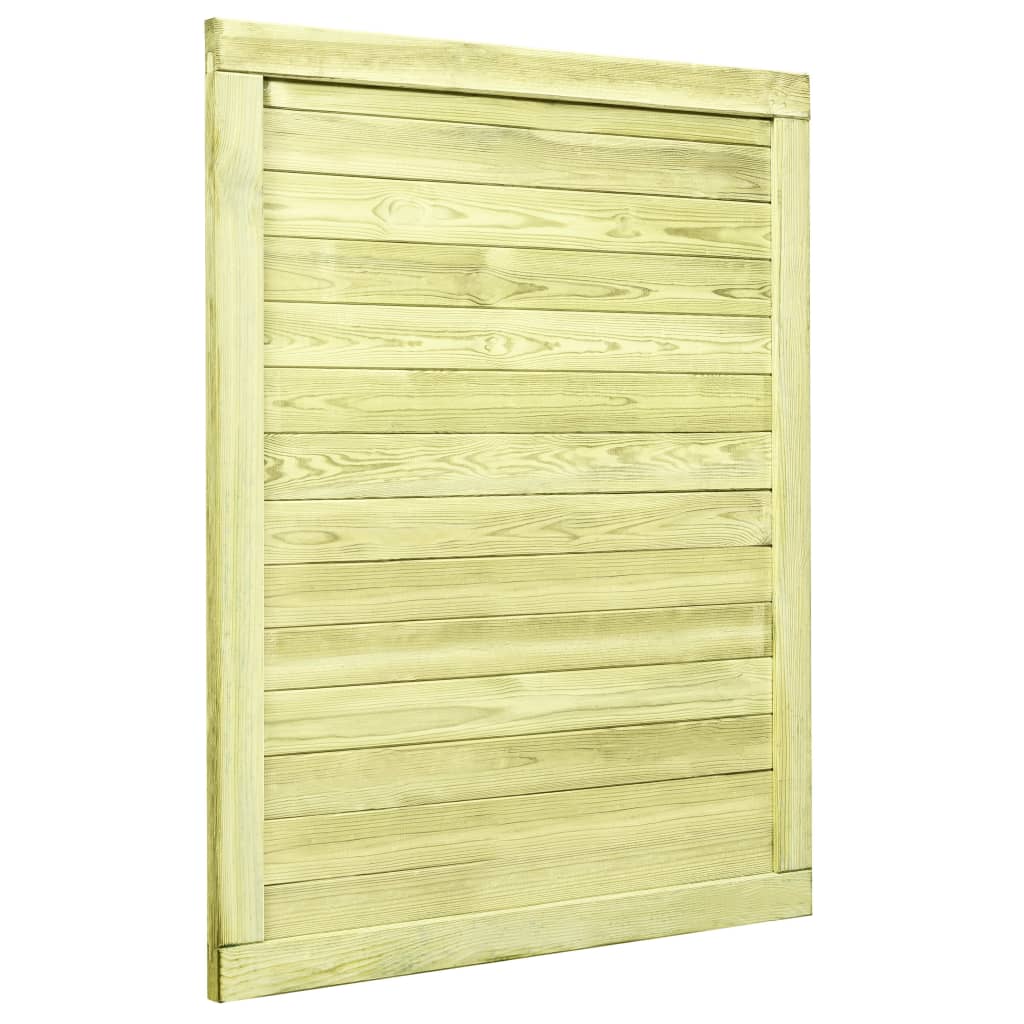 vidaXL Furtka ogrodowa, impregnowane drewno sosnowe, 125x100 cm
