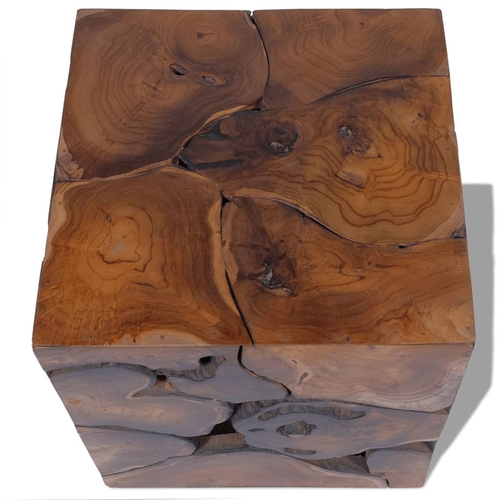 vidaXL Taborety / Stolik kawowy z solidnego drewna tekowego