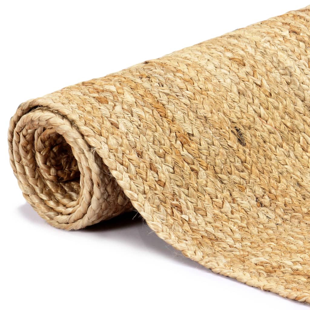 vidaXL Ręcznie wykonany dywan, juta, naturalny, 80x160 cm