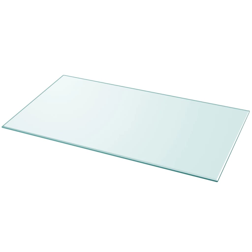 vidaXL Blat stołu szklany, prostokątny 1200x650 mm