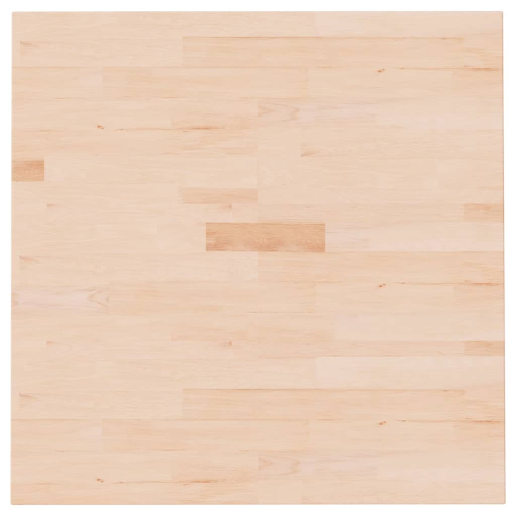 vidaXL Kwadratowy blat do stolika, 70x70x1,5 cm, surowe drewno dębowe