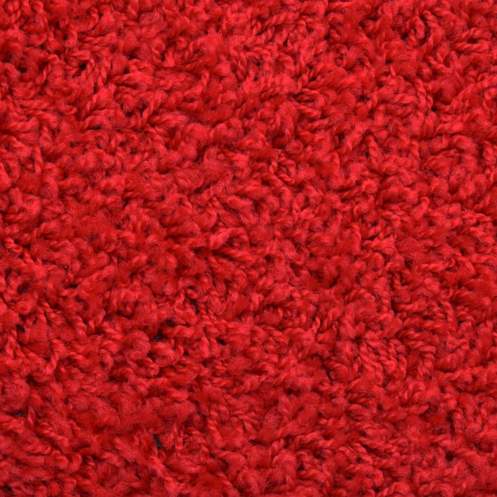 vidaXL Nakładki na schody, 15 szt., czerwone, 65x21x4 cm