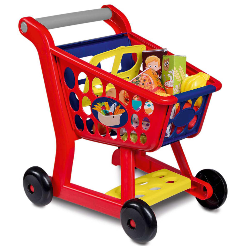 Happy People Zabawkowy wózek sklepowy, plastikowy, kolorowy