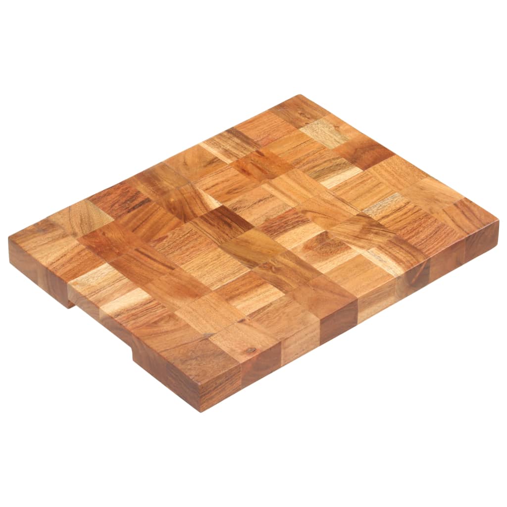 vidaXL Deska do krojenia, 40x30x3,8 cm, lite drewno akacjowe