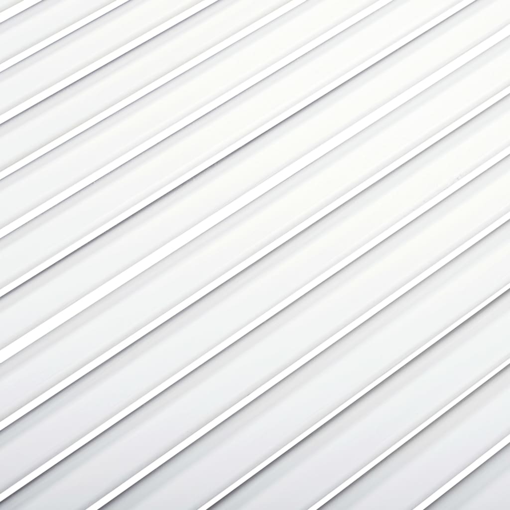 vidaXL Drzwi żaluzjowe do szafki, 2 szt., białe, 99,3x59,4 cm, sosnowe