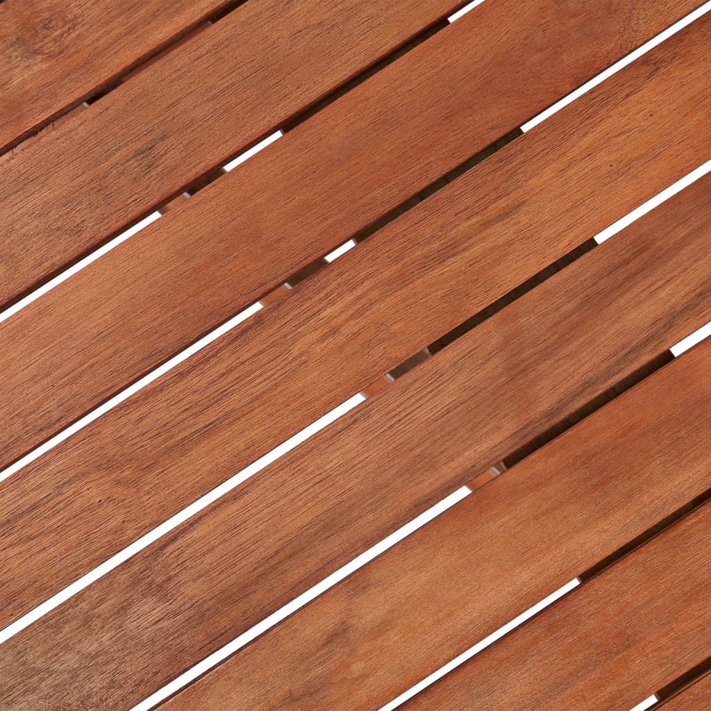 vidaXL Stół ogrodowy, 120x70x74 cm, lite drewno akacjowe