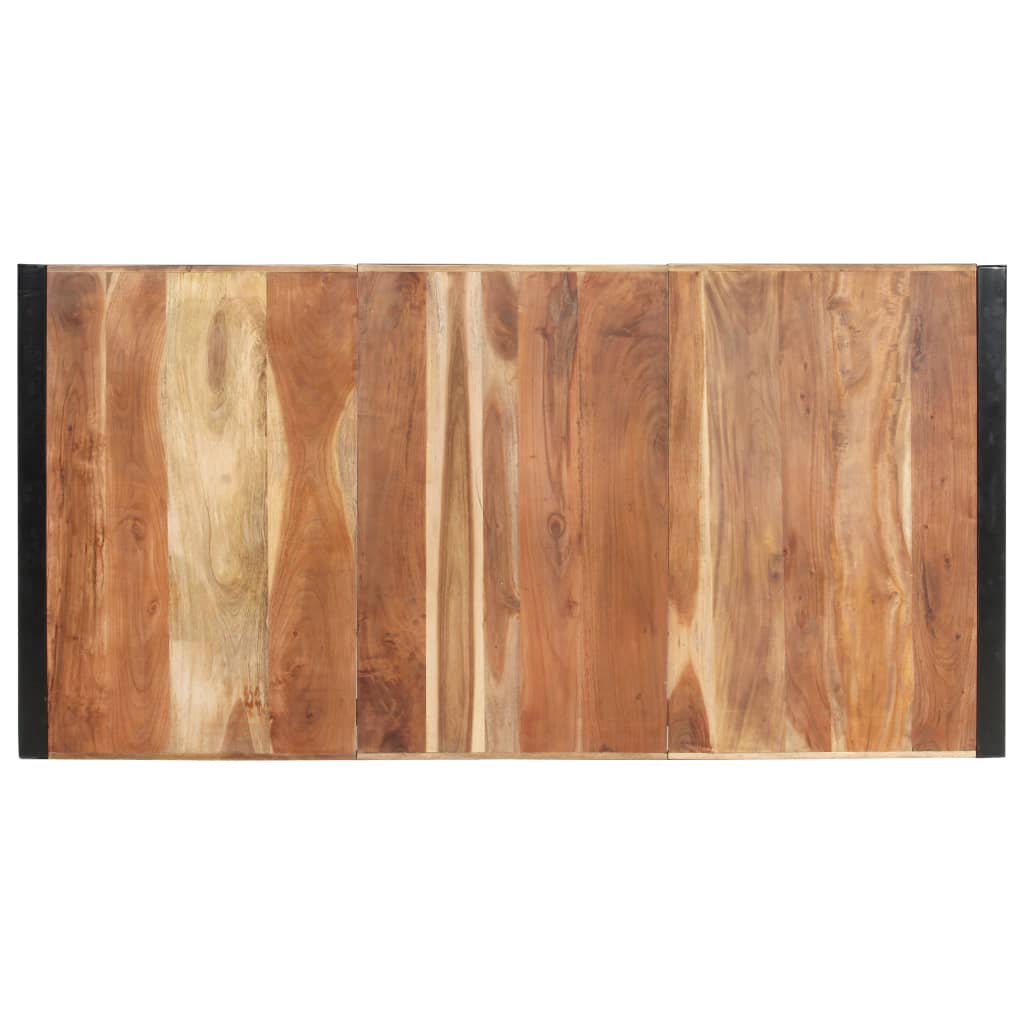 vidaXL Stół jadalniany, 200x100x75 cm, drewno stylizowane na sheesham