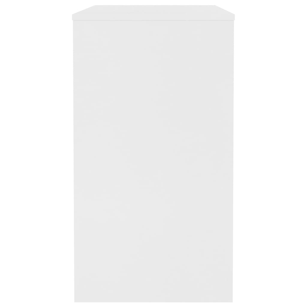 vidaXL Biurko, białe, 90x40x72 cm, materiał drewnopochodny