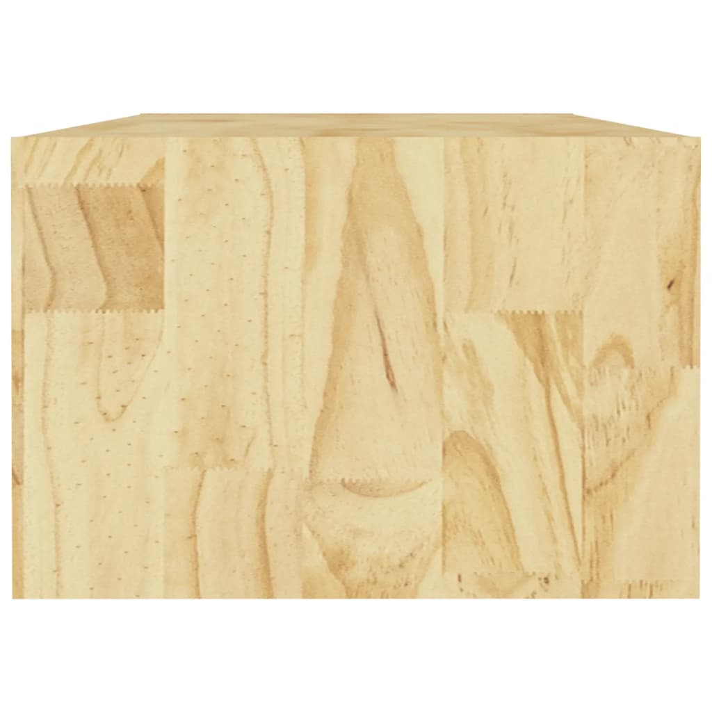 vidaXL Stolik kawowy, 110x50x34 cm, lite drewno sosnowe
