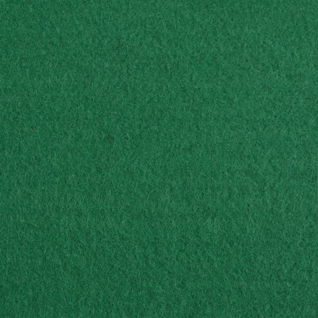 vidaXL Wykładzina targowa, gładka, 1,2x12 m, zielona