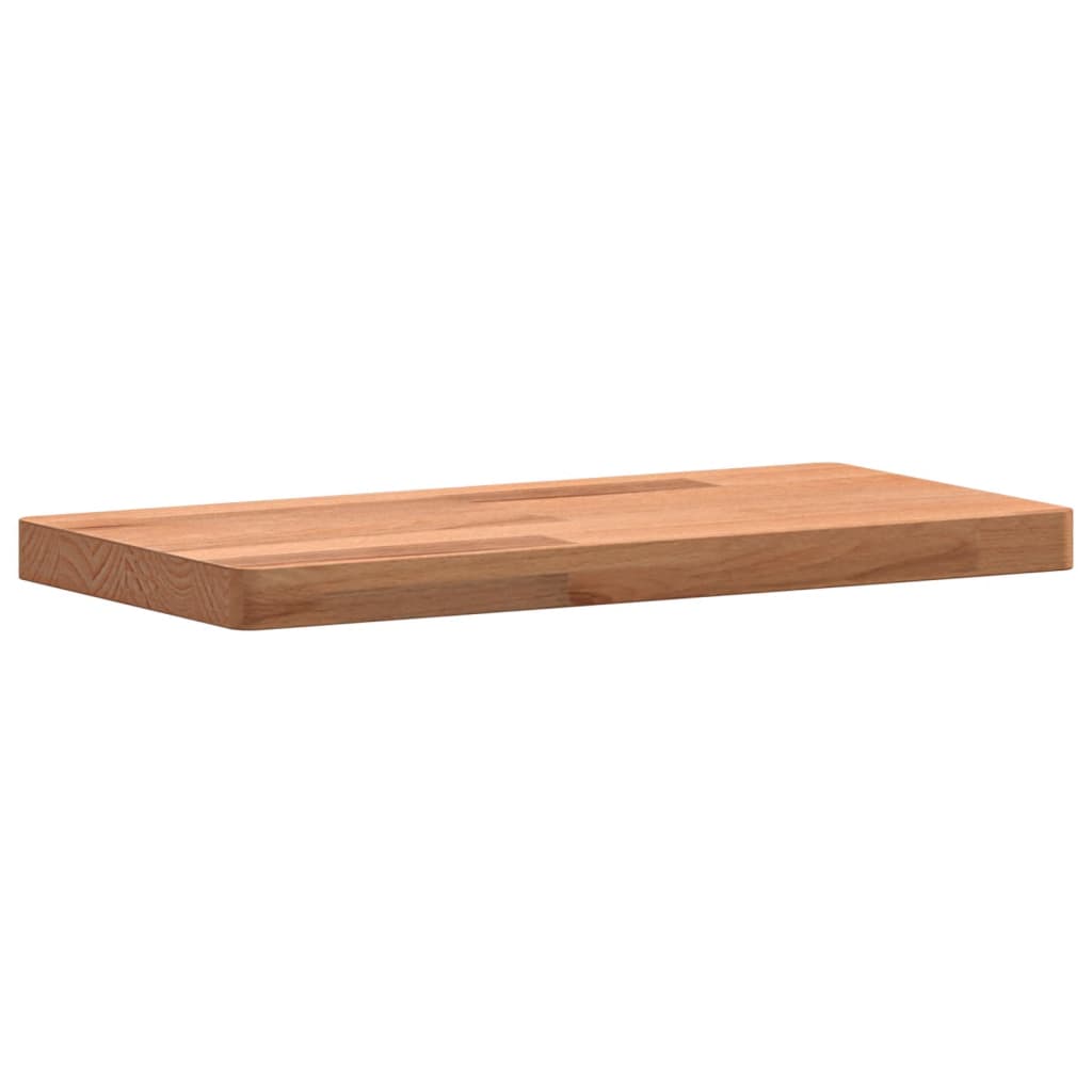 vidaXL Półka ścienna, 40x20x2,5 cm, lite drewno bukowe