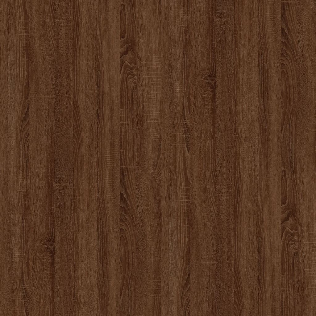 vidaXL Biurko, brązowy dąb, 100x49x75 cm, materiał drewnopochodny