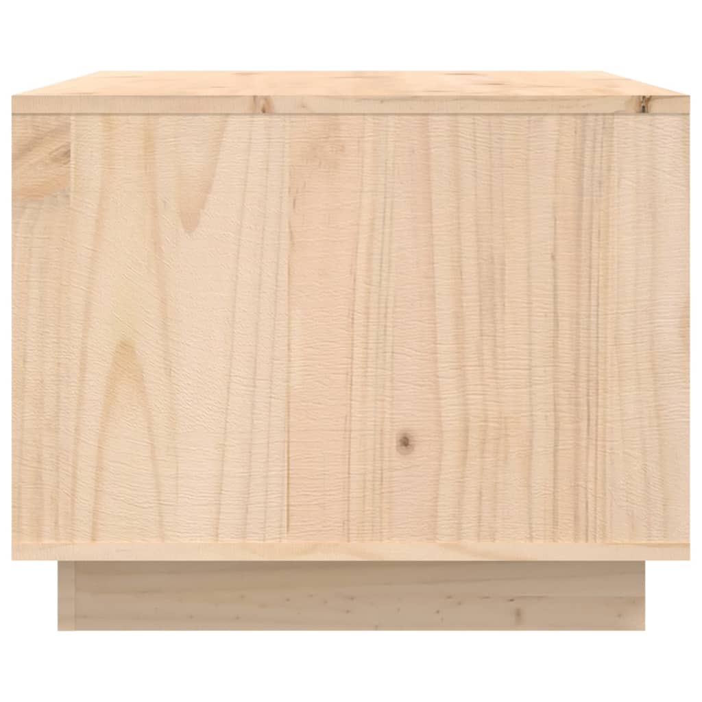 vidaXL Stolik kawowy, 80x50x40 cm, lite drewno sosnowe