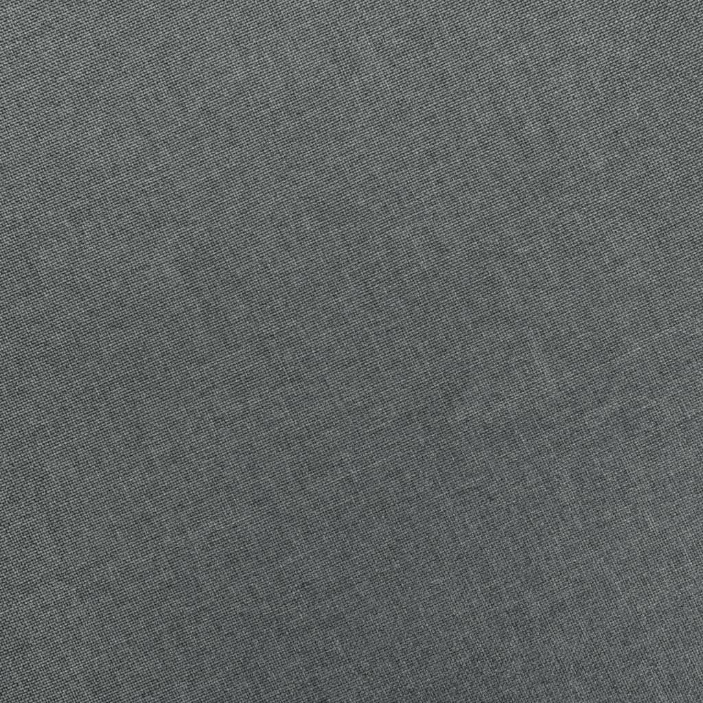 vidaXL Fotel z podnóżkiem, jasnoszary, tapicerowany tkaniną
