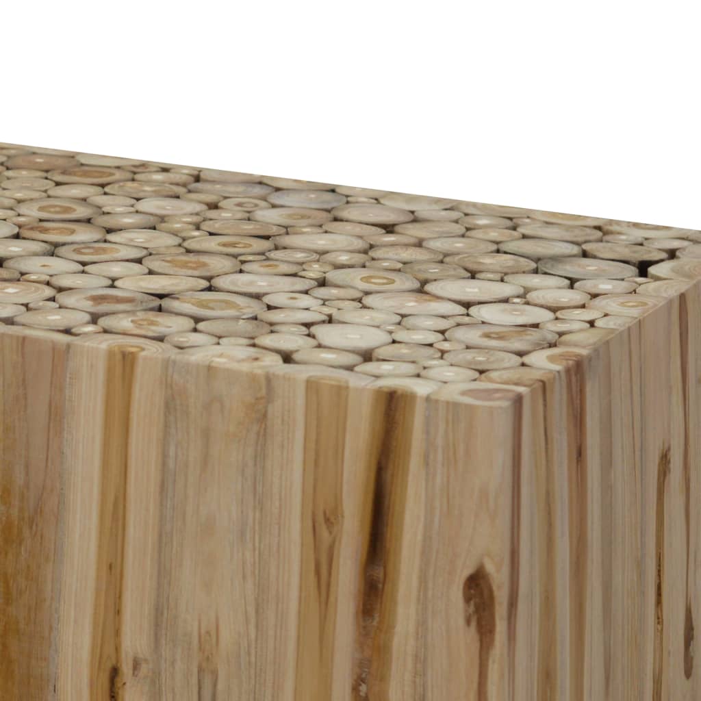 vidaXL Stolik kawowy z drewna tekowego, 90 x 50 x 30 cm