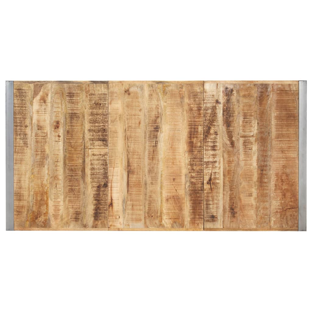 vidaXL Stół jadalniany, 180 x 90 x 75 cm, lite, surowe drewno mango