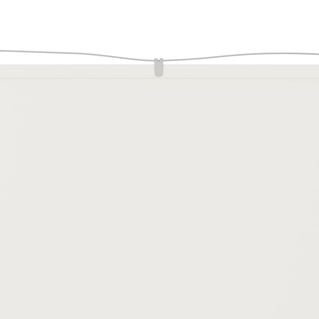 vidaXL Markiza pionowa, biała, 100x270 cm, tkanina Oxford