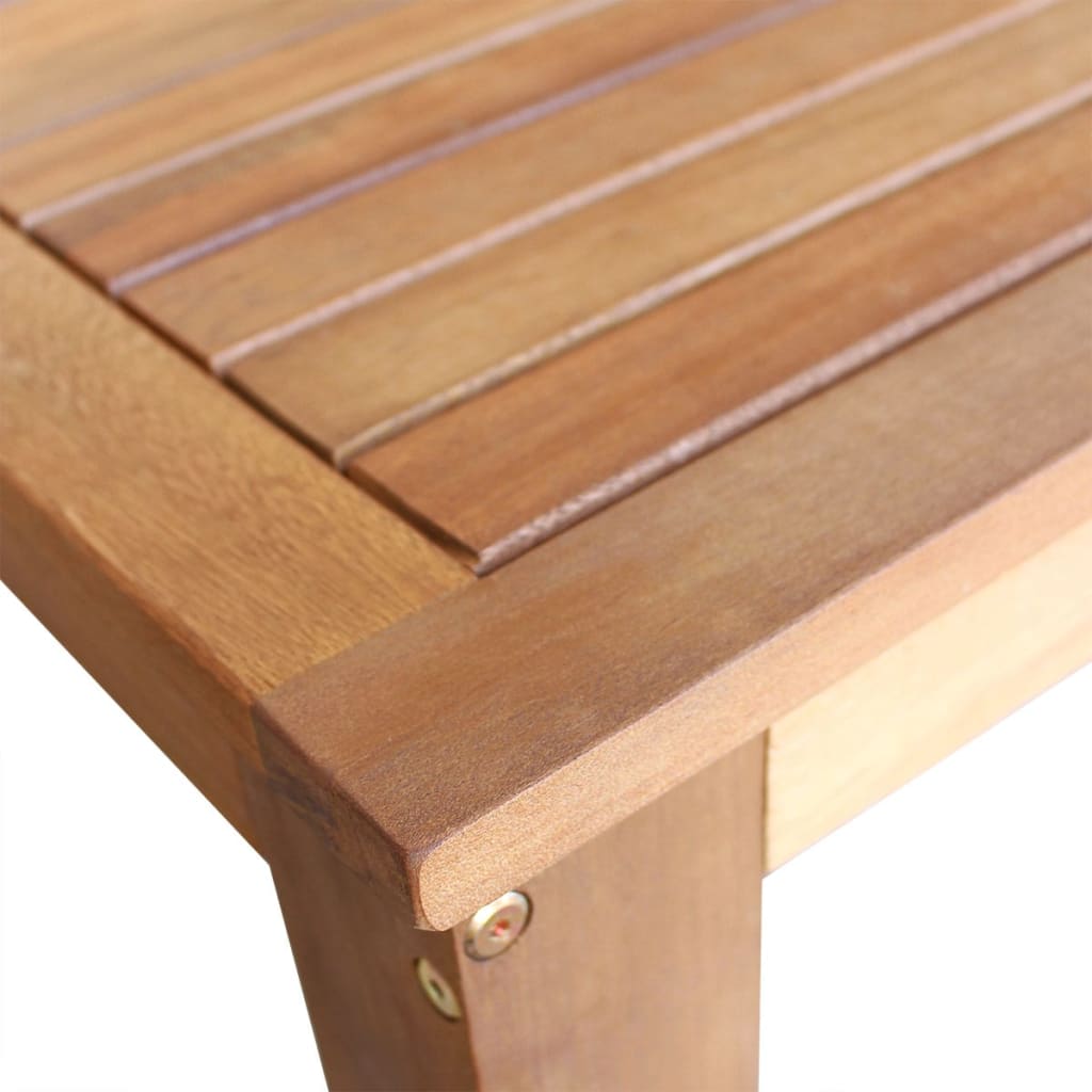 vidaXL Stolik i krzesła barowe, 5 elementów, lite drewno akacjowe