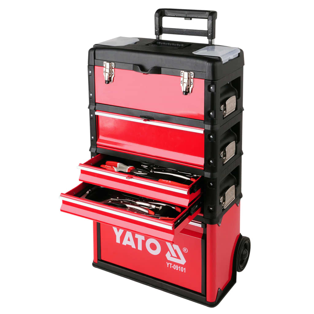 YATO Wózek narzędziowy z 3 szufladami, 52x32x72 cm