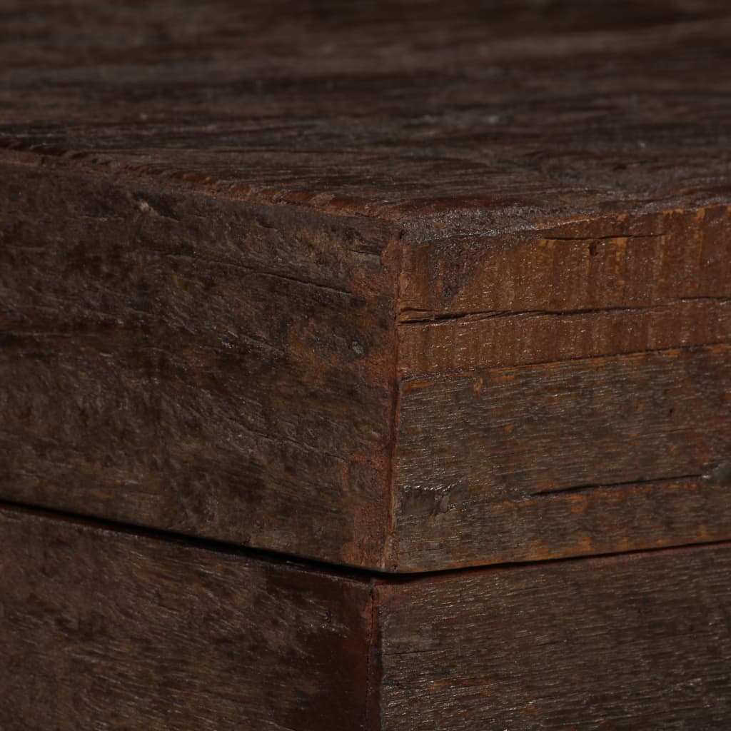 vidaXL Skrzynia z litego drewna z odzysku, 80x40x40 cm