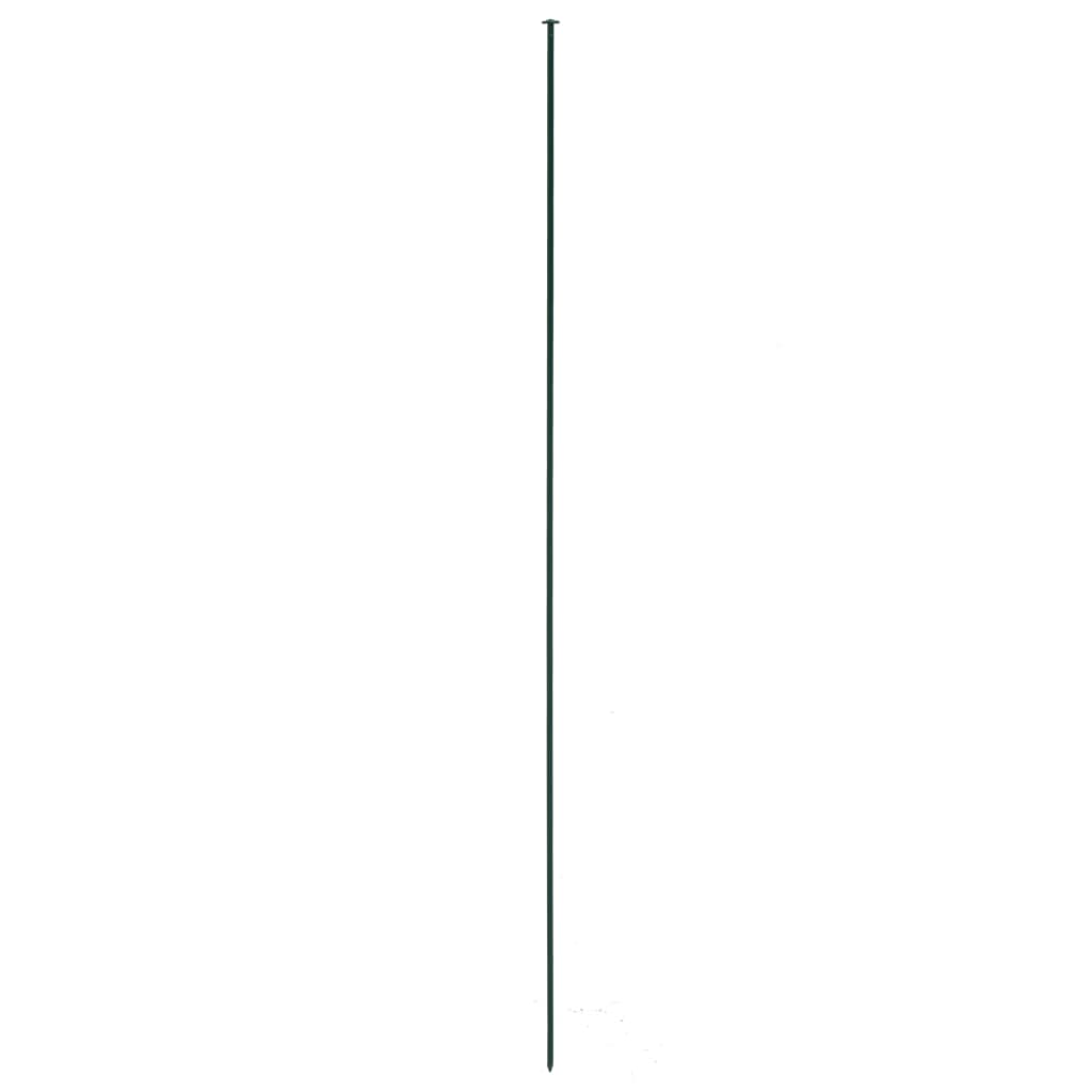 vidaXL Płotek ogrodowy, łukowy, 77,5 x 78,5 cm, zielony