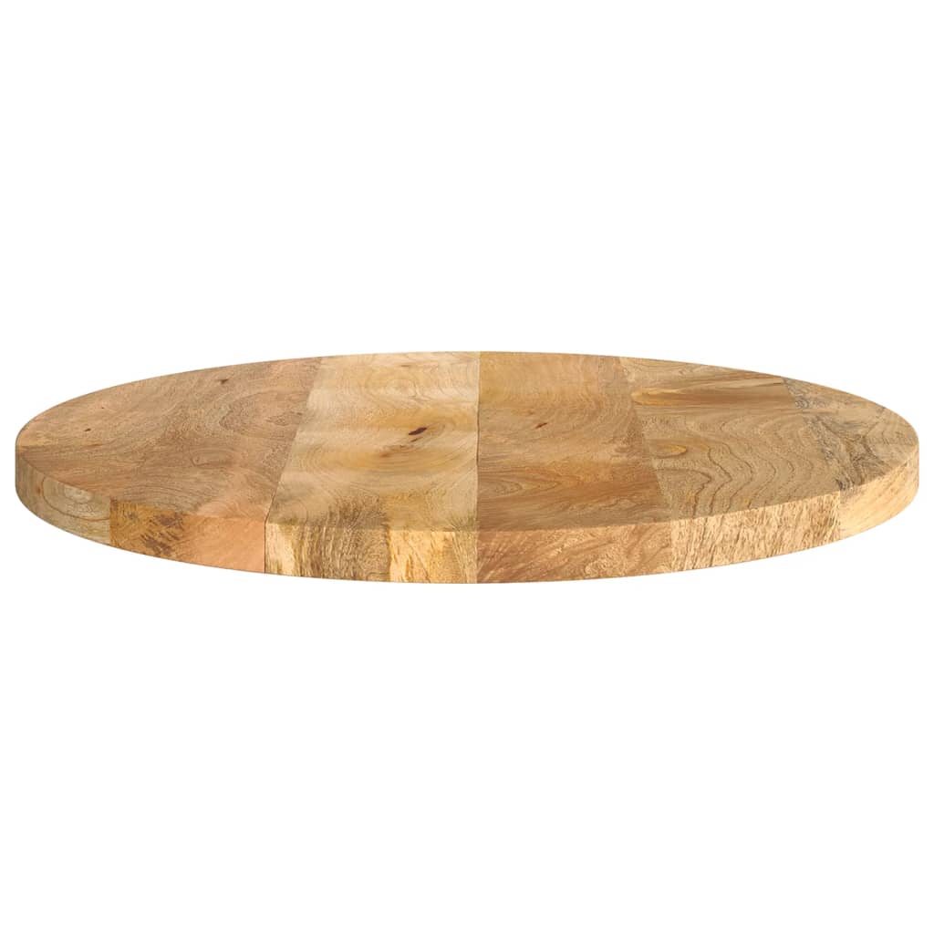 vidaXL Blat stołu, Ø 40x2,5 cm, okrągły, surowe drewno mango