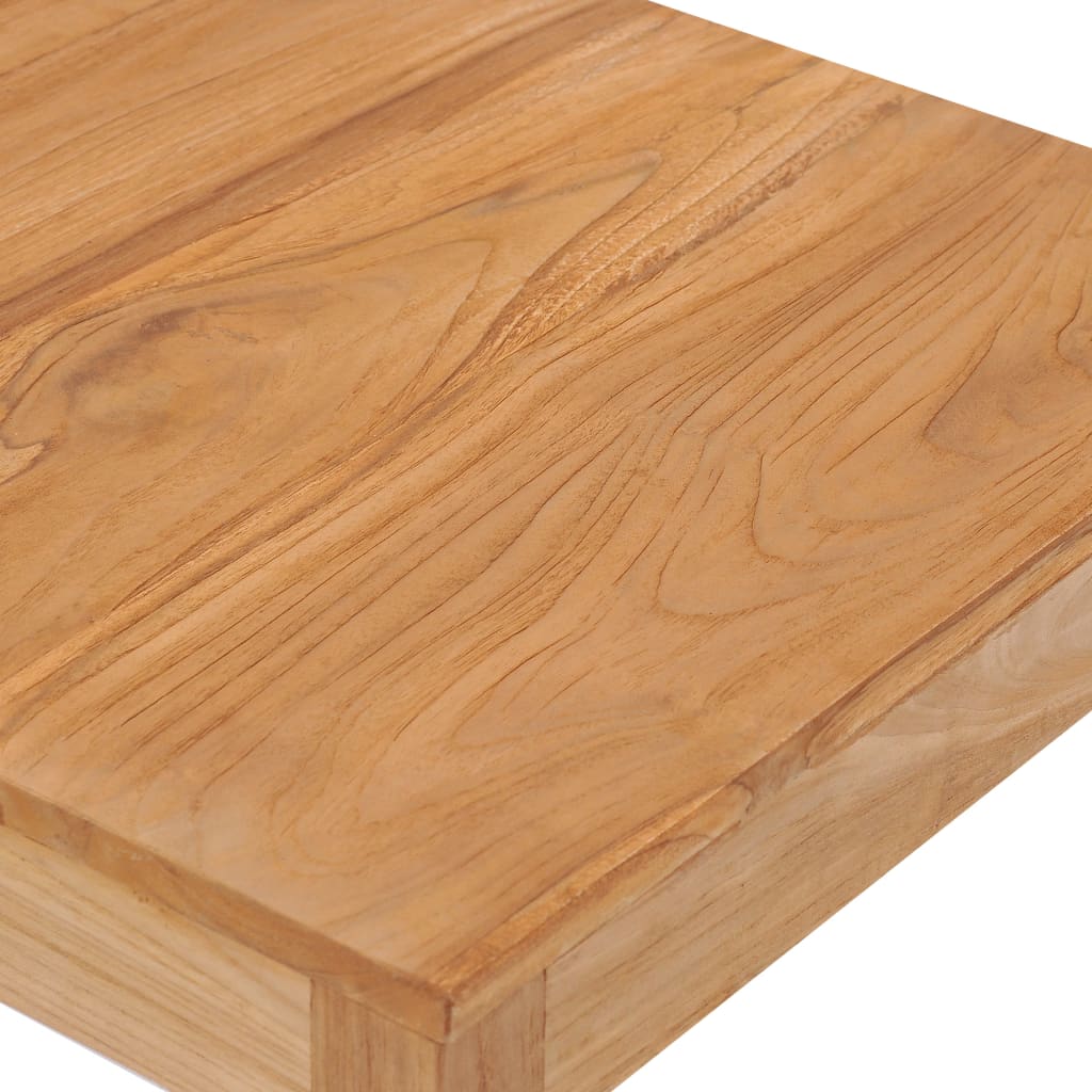 vidaXL Stolik barowy do ogrodu, 60x60x105 cm, lite drewno tekowe