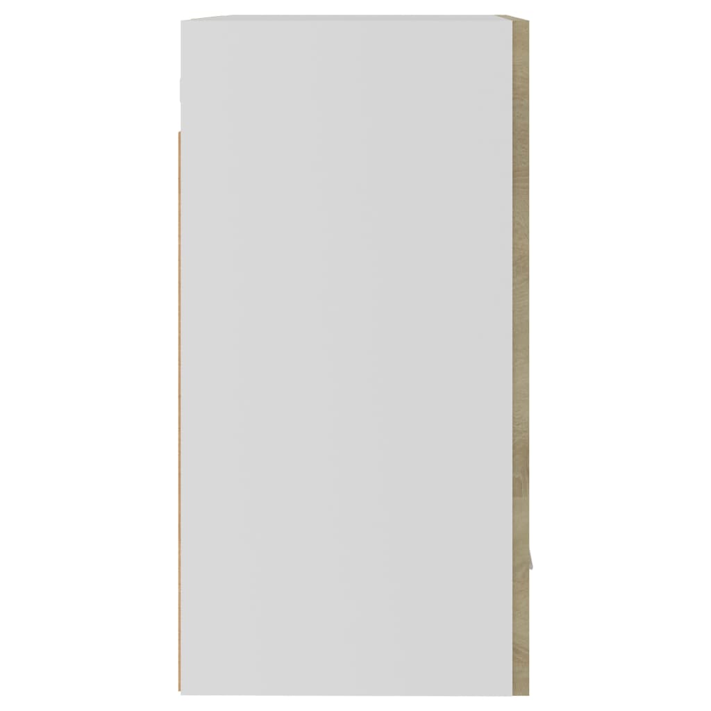 vidaXL Szafki wiszące, 2 szt., dąb sonoma, 50x31x60 cm, płyta wiórowa
