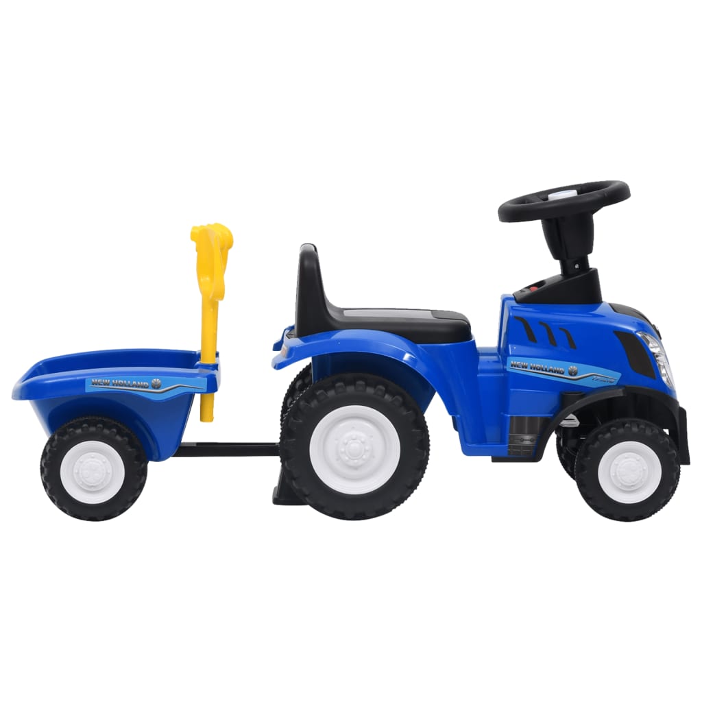 vidaXL Traktor dla dzieci New Holland, niebieski